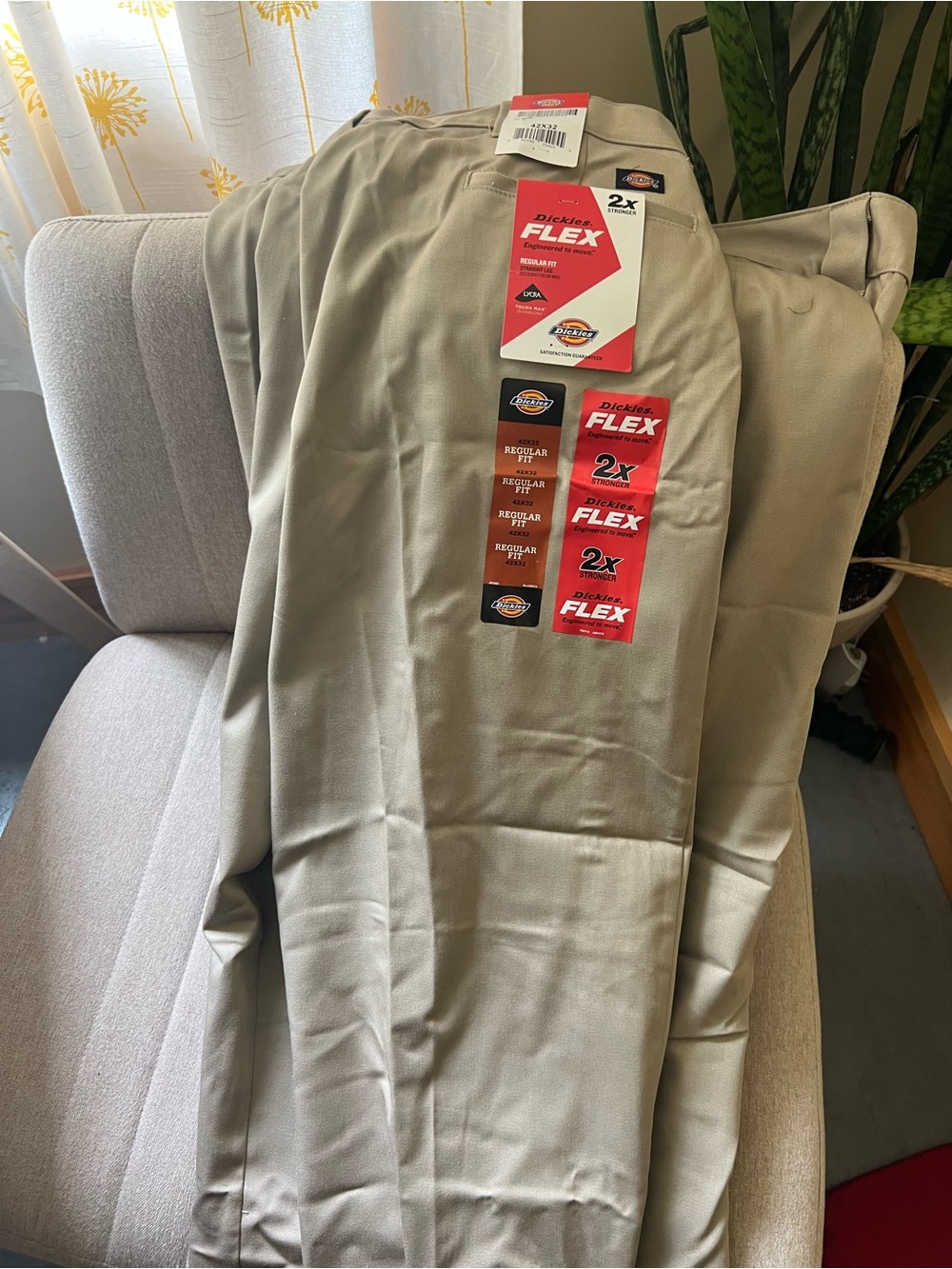 Dickies Men’s Flex Work Pants - Khaki
